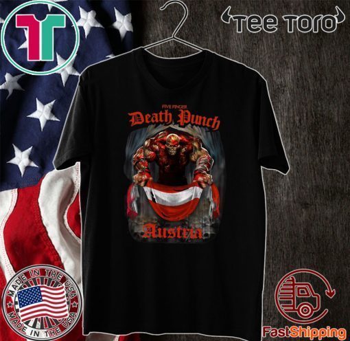 Death Punch 2020 Austria Flag T-Shirt