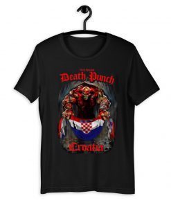 Death Punch Croatia Flag Unisex T-Shirt