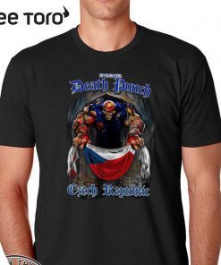 Official Death Punch Czech Republic Flag T-Shirt