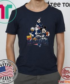 Disney Characters Mashup New England Patriots T-Shirt