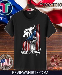 Donald Trump Republican President 2020 T-Shirt - Trump Signature USA Shirt