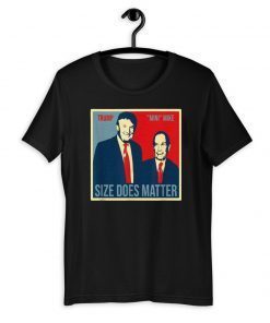 TRUMP Size Does Matter Mini Mike Bloomberg art Official T-Shirt