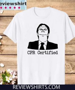 Dwight Cpr Certified Dwight Dummy Mask Official T-Shirt