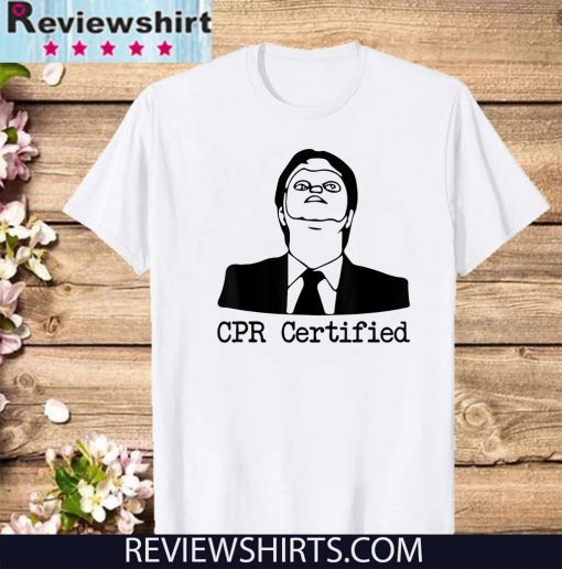 Dwight Cpr Certified Dwight Dummy Mask Official T-Shirt