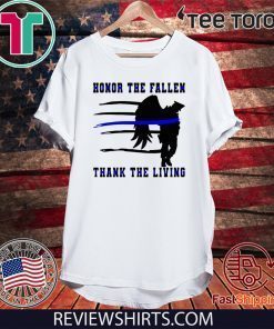 American Flag Eagle Honor The Fallen Thank The Living Shirt T-Shirt