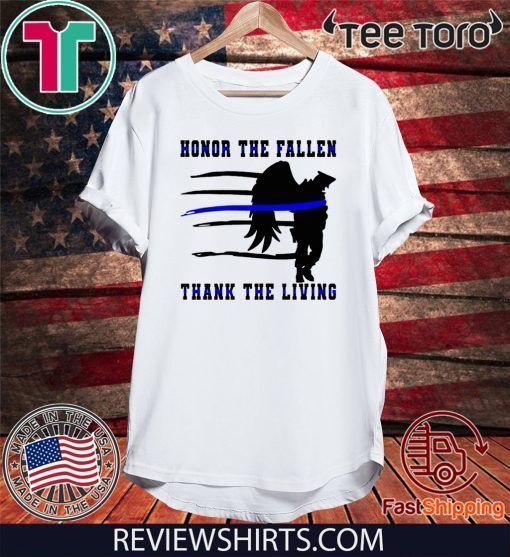 American Flag Eagle Honor The Fallen Thank The Living Shirt T-Shirt