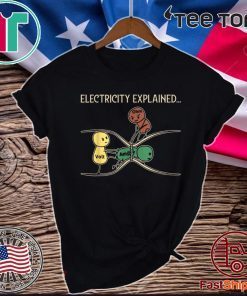 Electricity Explained Funny Ohm Volt Ampe Physics Official T-Shirt