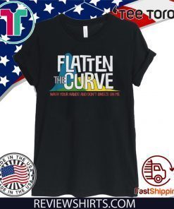 Flatten The Curve Public Health Virus Wash Your Hands Tee Shirt