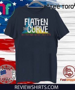 Flatten The Curve Public Health Virus Wash Your Hands 2020 T-Shirt