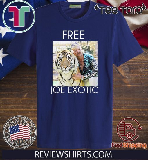 Free Joe Exotic Tiger King 2020 T-Shirt