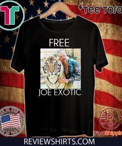 Free Joe Exotic Tiger King 2020 T-Shirt