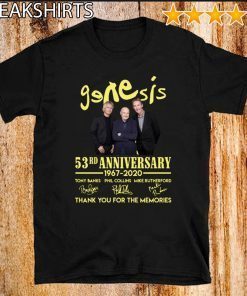 Genesis 53rd Anniversary 1967 2020 Official T-Shirt