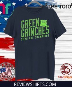 Green Grinches 2020 XBL Champions For T-Shirt