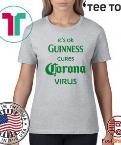 Guinness cures coronavirus parody graphic Green Raglan Baseball Shirt