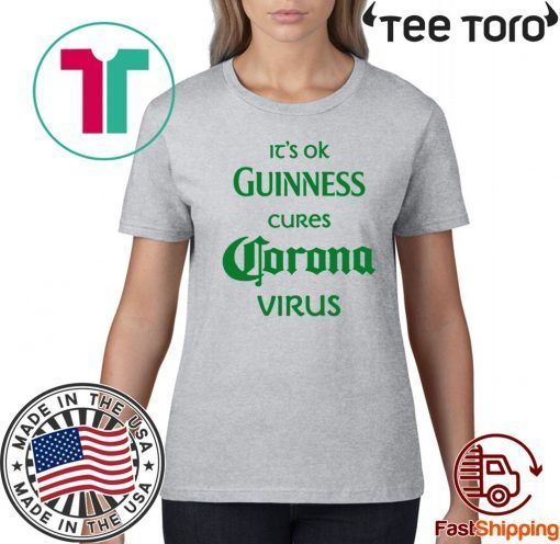 Guinness cures coronavirus parody graphic Green Raglan Baseball Shirt