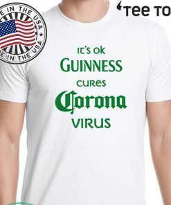 Guinness cures coronavirus parody graphic Green Raglan Baseball Shirt