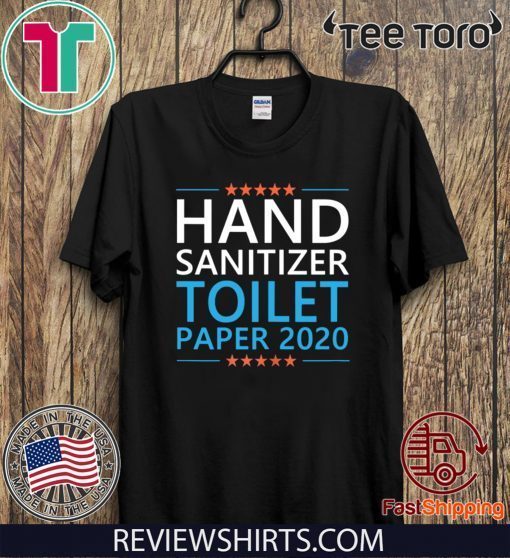 Hand Sanitizer Toilet Paper 2020 Shirt - Germs Virus Hygiene T-Shirt