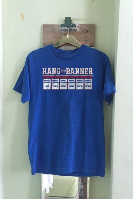 Hang the Banner Shirt Lawrence KS Basketball Official T-Shirt