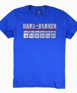 Hang the Banner Shirt Lawrence KS Basketball Official T-Shirt