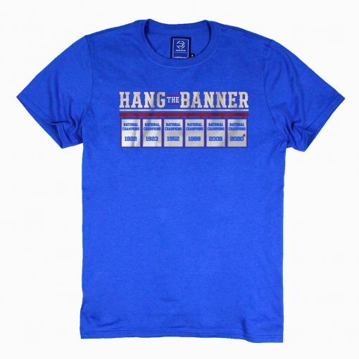 Hang the Banner Shirt Lawrence KS Basketball Official T-Shirt