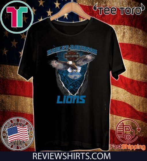 Buy Harley-Davidson Motor Cycles Lions T-Shirt