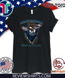 Harley Davidson Motor Cycles Seahawks 2020 T-Shirt