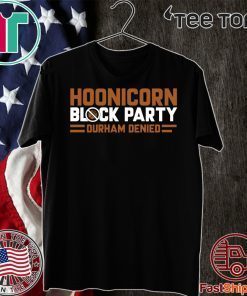 Hoonicorn Block Party Charlottesville Hoops 2020 T-Shirt