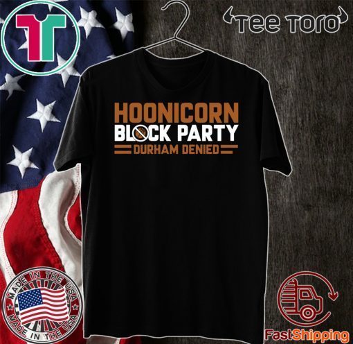 Hoonicorn Block Party Charlottesville Hoops 2020 T-Shirt