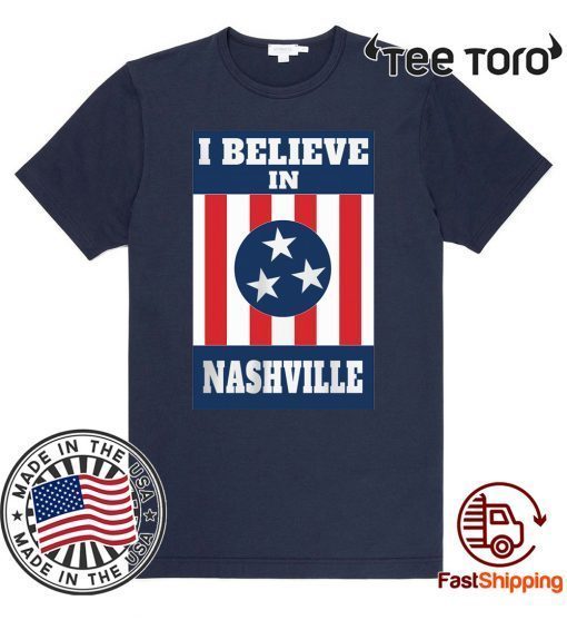 I Believe In Nashville T-Shirt Mural Nashville Shirt