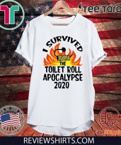 Official I Survived The Toilet Roll Apocalypse 2020 T-Shirt