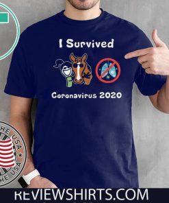 I survived Coronavirus 2020 Riding girl Official T-Shirt