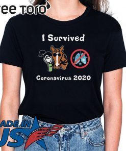 I survived Coronavirus 2020 Riding girl Official T-Shirt