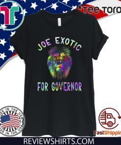 JOE EXOTIC FOR GOVERNOR T-SHIRT LIMITED EDITION