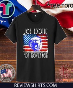 JOE EXOTIC FOR GOVERNOR FLAG T-SHIRT