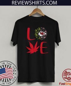 Kansas City Chiefs cannabis love 2020 T-Shirt