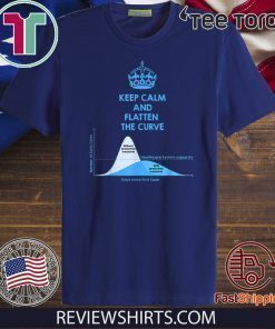 Original Keep Calm and Flatten the Curve T-Shirt