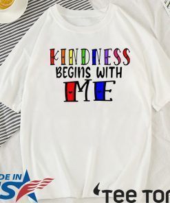 Kindness Begins With Me Autism Awareness Be Kind For T-Shirt