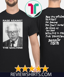 Bernie Rage Against The Machine tee shirts