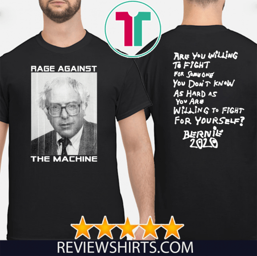 Bernie Rage Against The Machine tee shirts