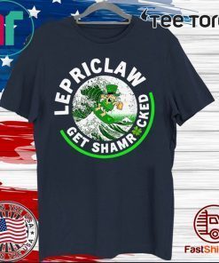 Lepriclaw Shamrock Leprechaun Beer Drinking T-Shirt