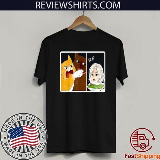 Madoka Yelling And Garfield Woman Cat Meme For T-Shirt