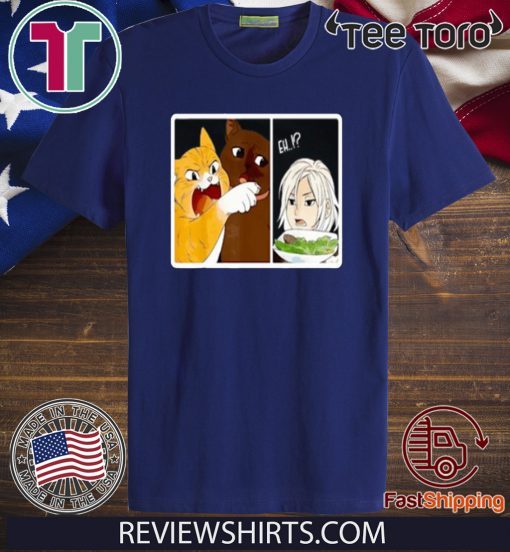 Madoka Yelling And Garfield Woman Cat Meme For T-Shirt