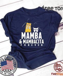 Mamba And Mambacita Forever Kobe And Gigi Bryant Official T-Shirt