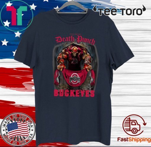 Death Punch Buckeyes Flag T-Shirt - Limited Edition