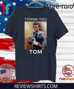 NEW ENGLAND PATRIOTS THANK YOU TOM BRADY OFFICIAL T-SHIRT