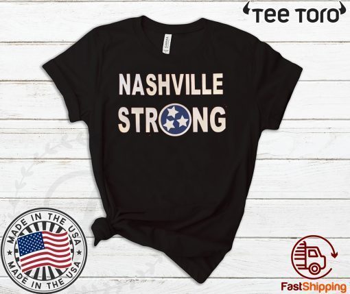 Nashville Strong Retro Vintage Nashville 2020 T-Shirt