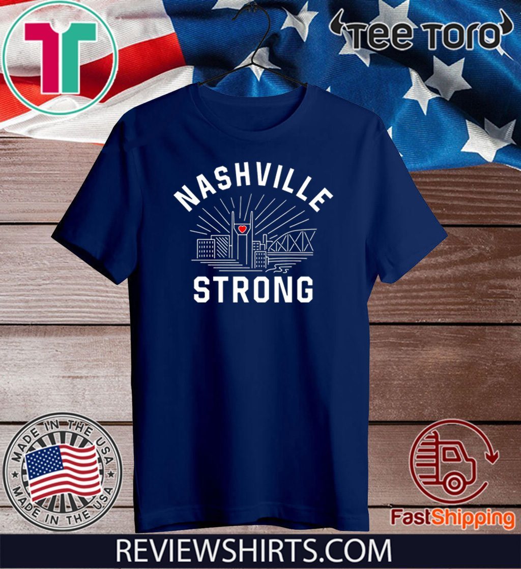 Nashville Strong 2020 Nashville Tornado TShirt ShirtElephant Office