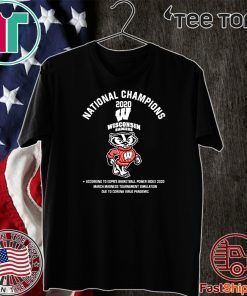 National Champions 2020 Wisconsin Badgers Shirt T-Shirt