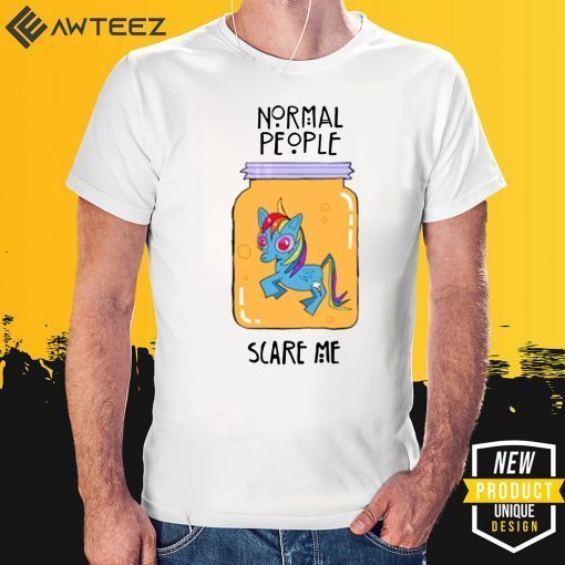 Normal People Scare Me Unicorn Official T-Shirt