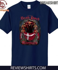 Official Death Punch Denmark Flag T-Shirt